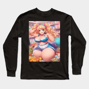 Chubby Champions Cute Beautifull Anime Long Sleeve T-Shirt